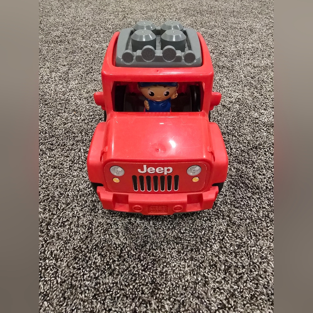Red Jeep Kids Toy Car
